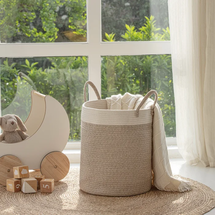 Online Designer Nursery Althoff Rope Storage Fabric Basket