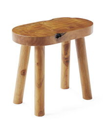 Online Designer Bathroom Teak Oval Stool