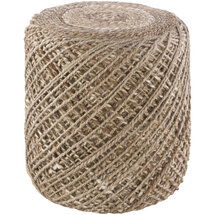 Online Designer Living Room Tan Hand Woven Ottoman