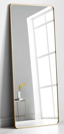 Online Designer Combined Living/Dining MODERN STREAMLINE FLOOR MIRROR