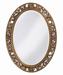 Online Designer Bedroom Oval Antique Bronze Wall Mirror