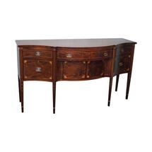 Online Designer Hallway/Entry Antique Mahogany Federal Style Inlaid Sideboard