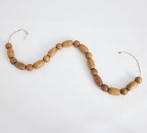 Online Designer Other Beaded Rope Object, Oversize, Wood