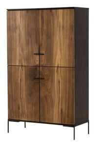 Online Designer Combined Living/Dining Bonnie Cabinet, Natural/Espresso Ash