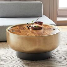 Online Designer Combined Living/Dining Drum Storage Coffee Table