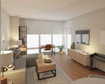 Online Designer Combined Living/Dining 3D Model