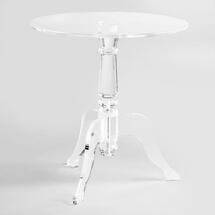 Online Designer Bathroom Clear Acrylic Zella Accent Table