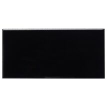 Online Designer Bathroom Park Hill Black 3X6 Polished Porcelain Tile