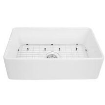 Online Designer Kitchen Desalvo 33" L X 20" W Farmhouse Kitchen Sink with Basket Strainer