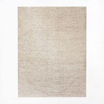 Online Designer Bedroom Mini Pebble Wool Jute Rug - Natural/Ivory