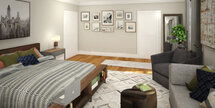 Online Designer Bedroom 3D Model