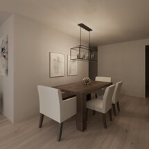 Online Designer Combined Living/Dining 3D Model