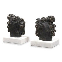 Online Designer Living Room FRIESIAN SCULPTURE/BOOKENDS, S/2  (Wooden Shelves Decor)