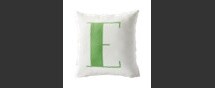 Online Designer Combined Living/Dining Alphabet Letter Throw Pillow