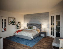 Online Designer Bedroom 3D Model