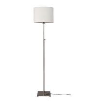 Online Designer Bedroom ALÄNG Floor lamp, nickel plated, white article no. 800.291.51 