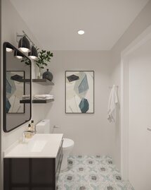 Online Designer Bathroom 3D Model