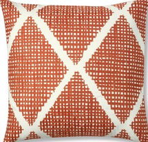 Online Designer Living Room Cross-Hatch Pillow Cover
