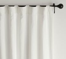 Online Designer Bedroom Belgian Flax Linen Blackout Curtain