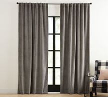 Online Designer Living Room Velvet Twill Blackout Curtain