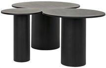 Online Designer Living Room 3-Circle Coffee Table