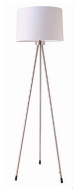 Online Designer Home/Small Office 3 Legged Floor Lamp-white