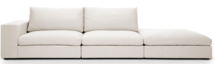 Online Designer Living Room CUBED SOFA  + OTTOMAN