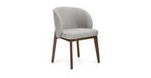 Online Designer Business/Office Alta Camellia Gray Walnut Dining Armchair