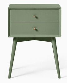 Online Designer Nursery Mid-Century Painted Nightstand