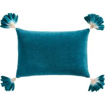 Online Designer Other 18X12" BIA TASSEL SPRUCE PILLOW WITH DOWN-ALTERNATIVE INSERT