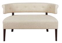 Online Designer Living Room Jared Settee, Wood Ash