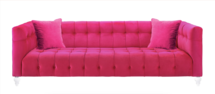 Online Designer Combined Living/Dining Bea Velvet Tufted Sofa