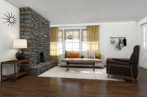 Online Designer Living Room 3D Model