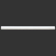 Online Designer Bathroom Cloe 0.5" x 8" Ceramic Jolly Miter Edge in White