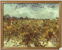 Online Designer Living Room Van Gogh: Vineyard, 1988 by Vincent Van Gogh