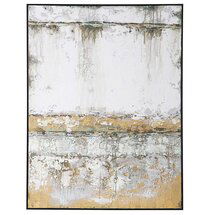 Online Designer Combined Living/Dining Gold Leaf Canvas