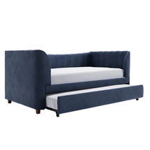 Online Designer Home/Small Office Valentina Twin Upholstered Daybed with Trundle