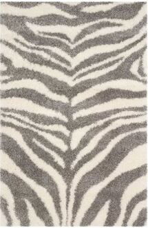 Online Designer Nursery Laplaigne Shag Ivory/Gray Area Rug