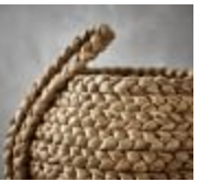 Online Designer Living Room Beachcomber Round Handled Basket