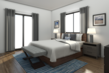 Online Designer Bedroom 3D Model