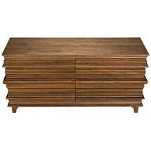 Online Designer Bedroom 6 Drawer Walnut Dresser