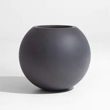 Online Designer Living Room Sphere Small Dark Grey Indoor/Outdoor Planter