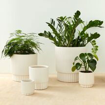 Online Designer Home/Small Office Fluted Planters, 