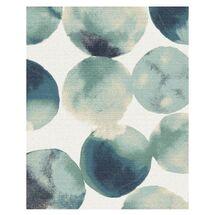 Online Designer Business/Office Watercolor Circles Rug