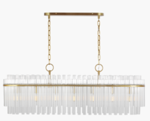 Online Designer Combined Living/Dining Beckett 7L Linear Chandelier