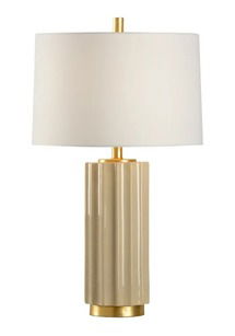 Online Designer Living Room Mythos 27.5" Table Lamp, Camel