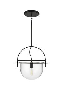 Online Designer Kitchen KELLY WEARSTLER NUANCE 1 LIGHT PENDANT IN AGED IRON