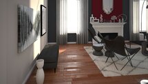 Online Designer Living Room 3D Model