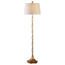 Online Designer Combined Living/Dining Delicate Gold Leaf Floor Lamp