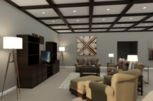 Online Designer Living Room 3D Model